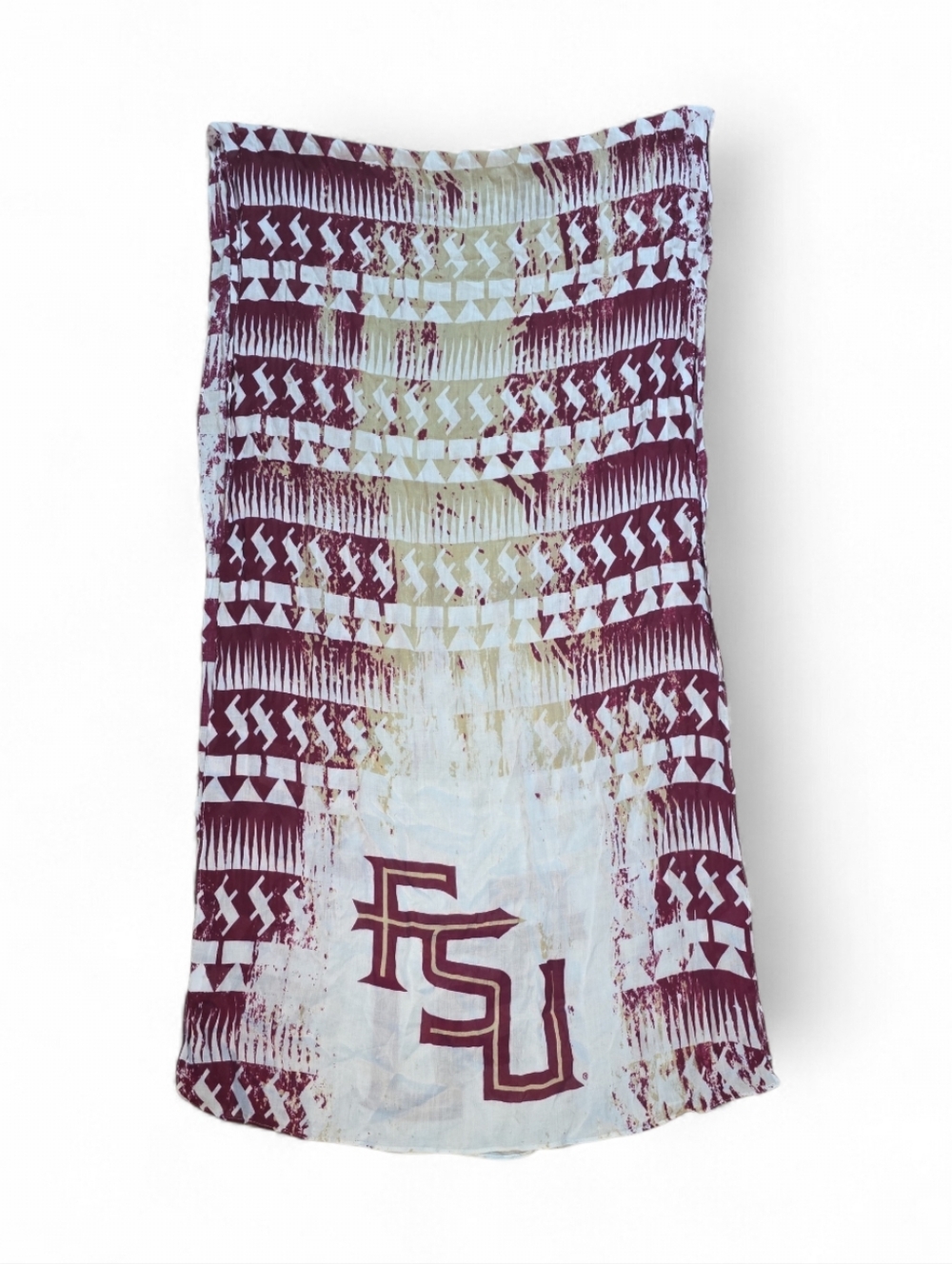 Emerson Street‎ FSU Florida State University lightweight scarf 83" x 23" wide